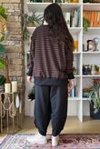 Sunday Morning Chill Sweatshirt Black & Chestnut